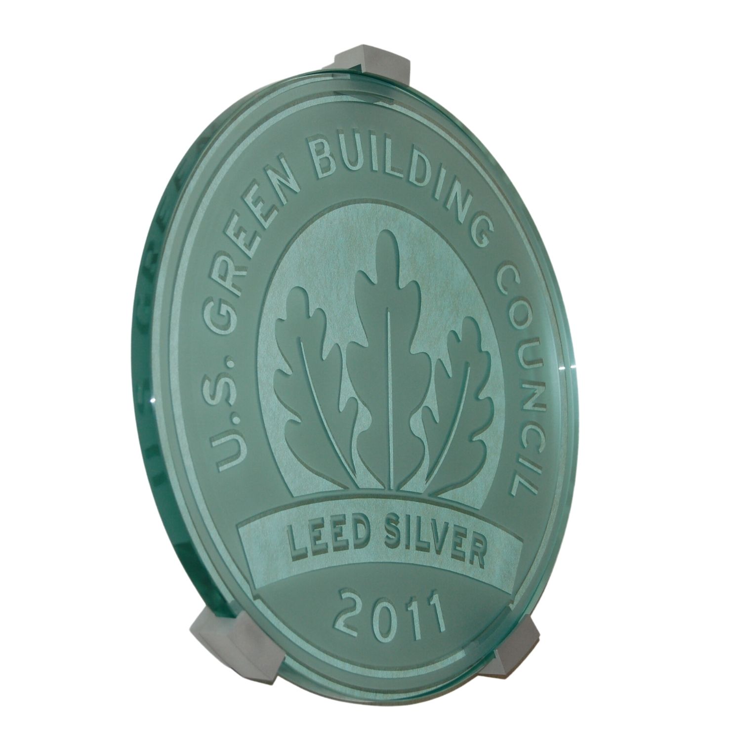 LEED Silver Certified Plaque in Asheville, NC